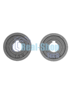 Подающий ролик Denzel U профиль под алюминиевую проволоку 1,0-1,2 мм, 2 шт