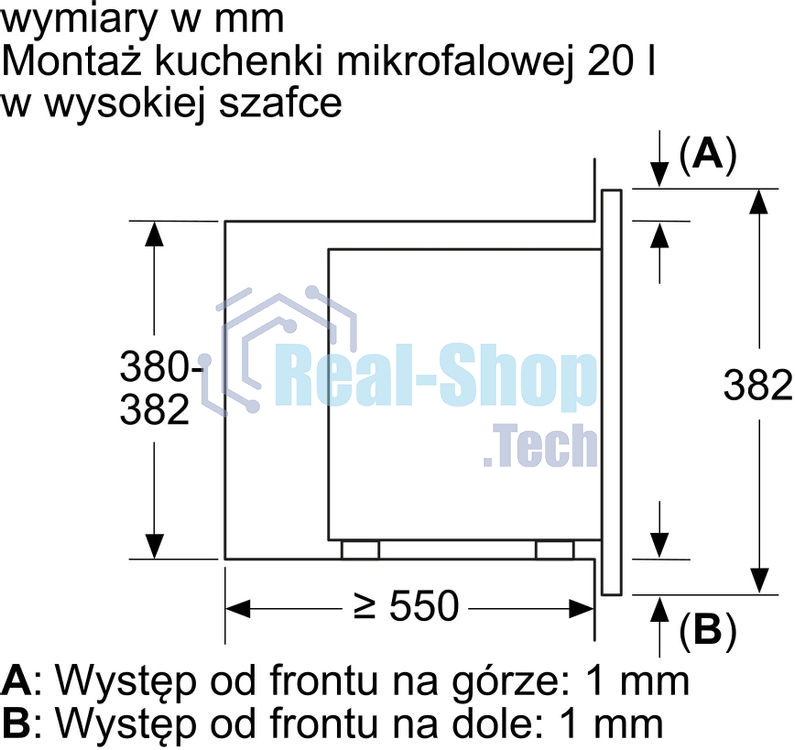 Микроволновая печь Bosch BFL623MB4 черный (встраиваемая)