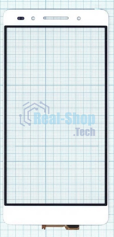 Сенсорное стекло (тачскрин) для Huawei Honor 7, белое