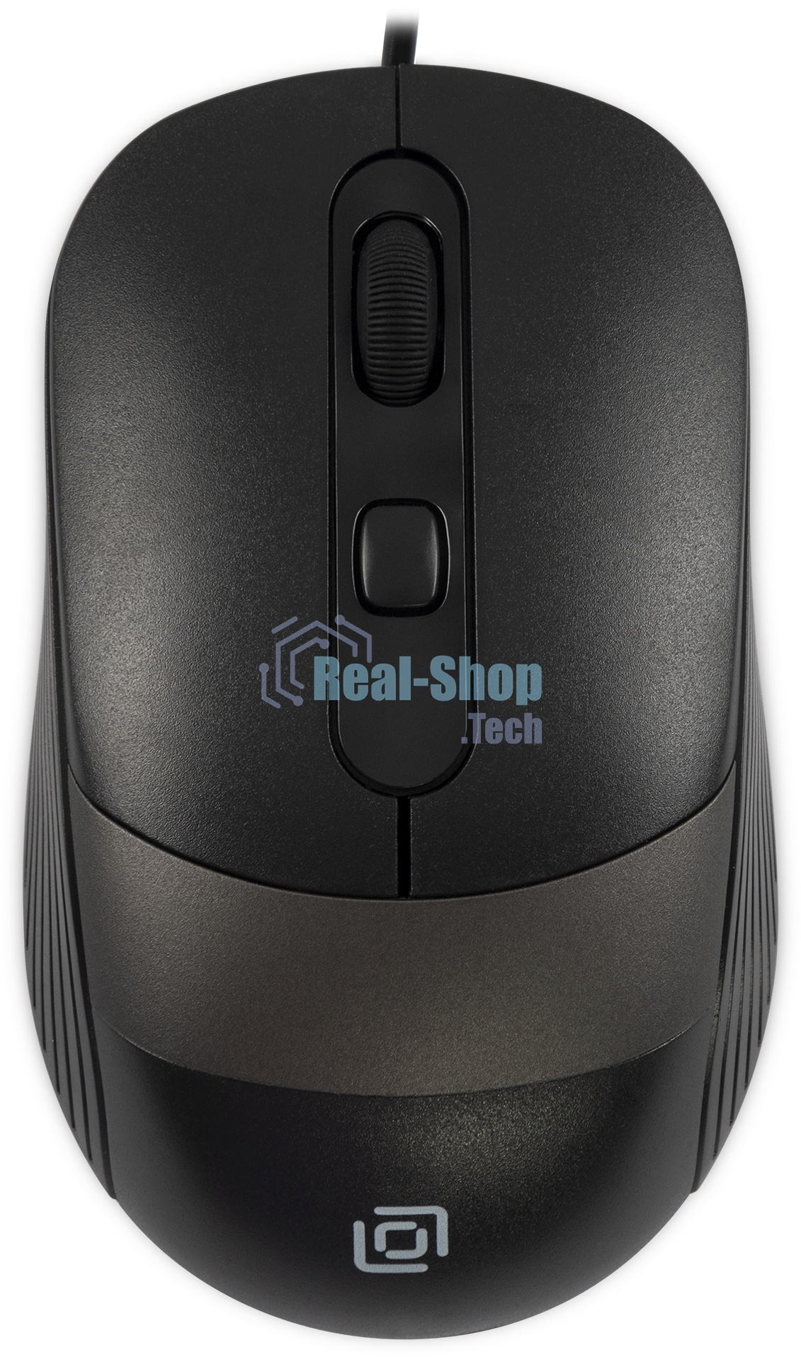 Мышь проводная Oklick 310M черный/серый, 2400 dpi, USB, кнопки - 4