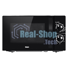 Микроволновая печь BBK 20MWG-739M/B черный, 20 л, 700 Вт, поворотный механизм