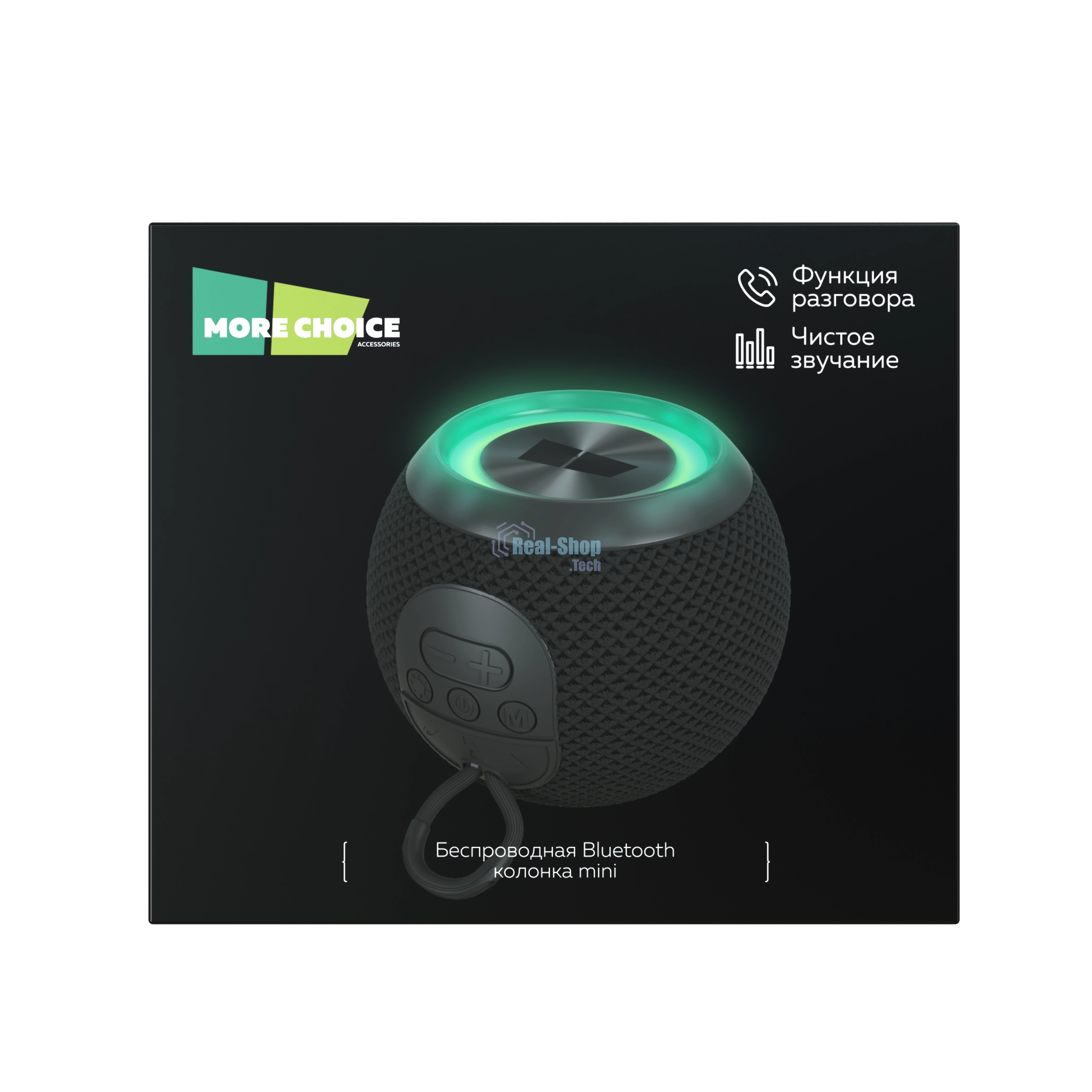 Беспроводная колонка MORE CHOICE (4610196409950) BS55 черный