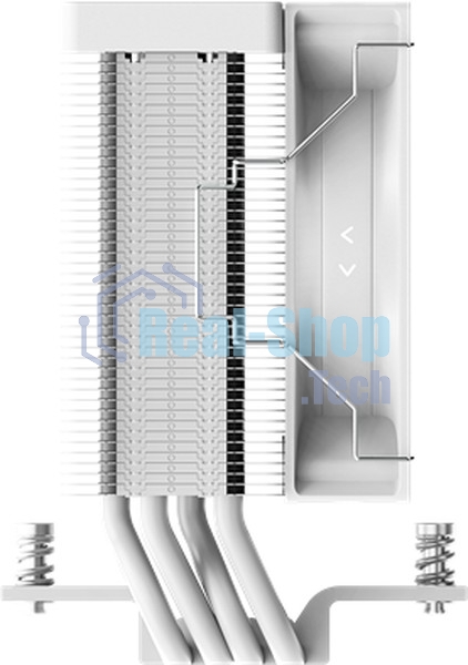 Кулер для процессора Ocypus Gaммa A40 WH ARGB Digital, 100мм ARGB FAN, Top Display Panel, 4 HEAT PIPES, 4-PIN PWM, 600-2400 RPM, 29.5DBA, HYDRO BEARING, LGA115X/1200/1700/18XX, AM4/AM5
