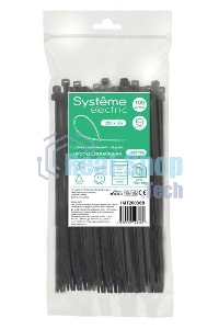 Стяжка кабельная SE IMT20036B 200х3.6 черный (уп. 100 шт)