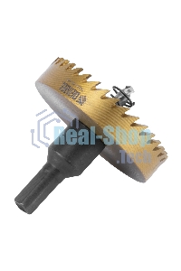 Коронка по металлу Denzel HSS, 63 мм, нитридтитановое покрытие