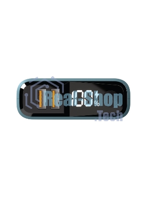 Портативный аккумулятор OLMIO QS-20, 20000mAh, 22.5W QuickCharge3.0/PowerDelivery, LCD, темно-зеленый