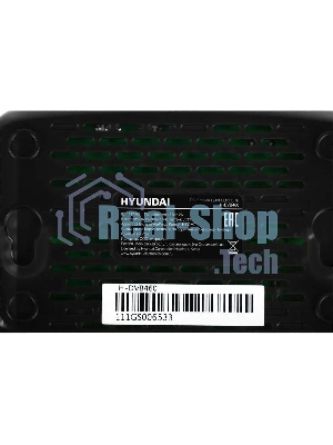Приставка для цифрового ТВ Hyundai H-DVB460 черный, DVB-T2, DVB-T, DVB-C, HDMI, USB 2.0 х2