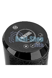 Тепловентилятор керамический Denzel DTFC-2000X, 1000/2000 Вт, 20 м2, 3 режима, пульт, Wi-Fi, термостат