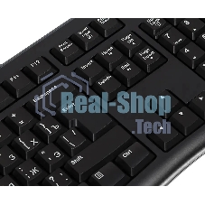 Клавиатура проводная Logitech K120 EER, USB, черный