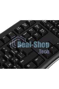 Клавиатура проводная Logitech K120 EER, USB, черный