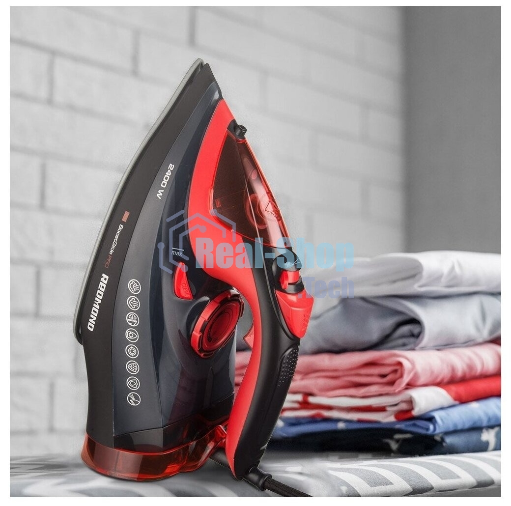 Утюг Redmond RI-C283 2400Вт красный/черный