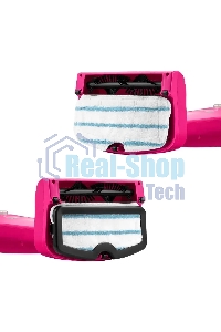 Швабра паровая Kitfort КТ-3940 1500Вт розовый/черный