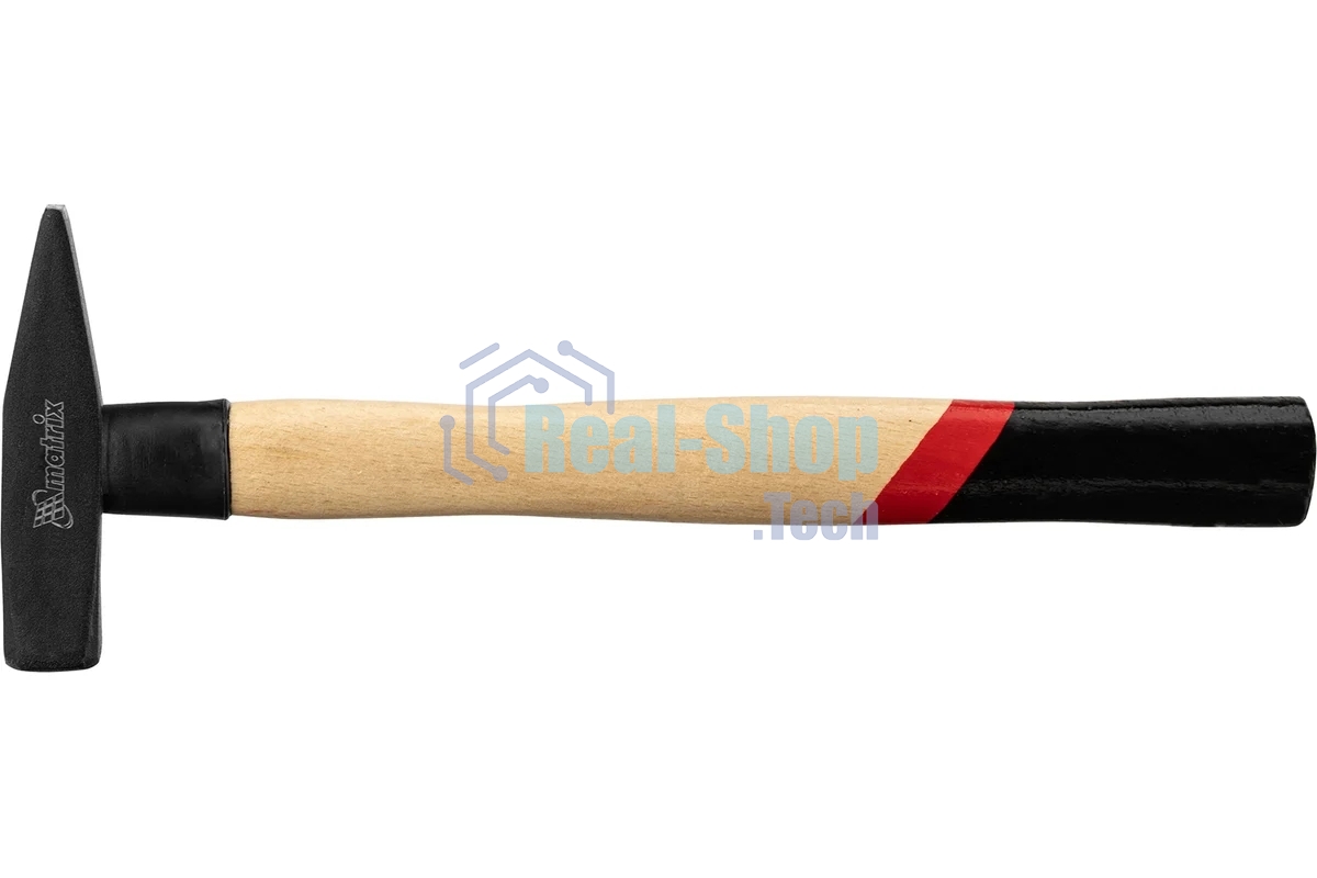 Молоток слесарный Matrix 300 г, квадратный боек, деревянная рукоятка