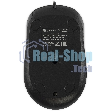 Мышь проводная Oklick 310M черный/серый, 2400 dpi, USB, кнопки - 4