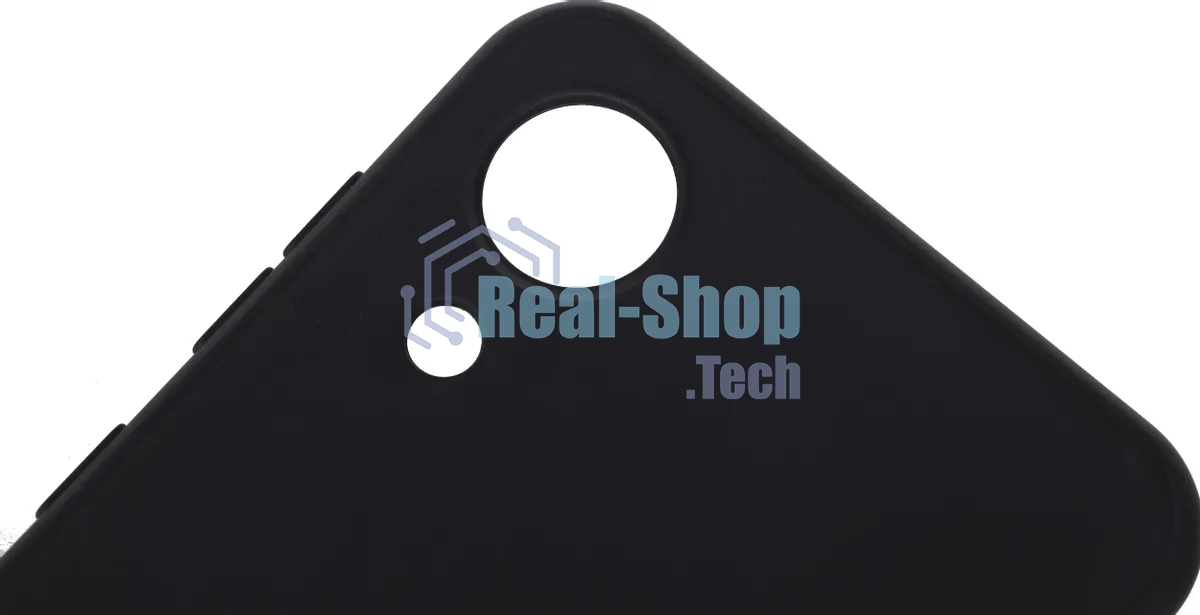 Чехол (клип-кейс) BoraSCO Silicone Case для Samsung Galaxy A03 Core черный (матовый)