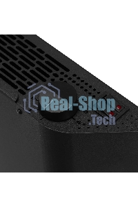 Конвектор Denzel XCE-1500B черный, 1500 Вт, 20 м2, термостат