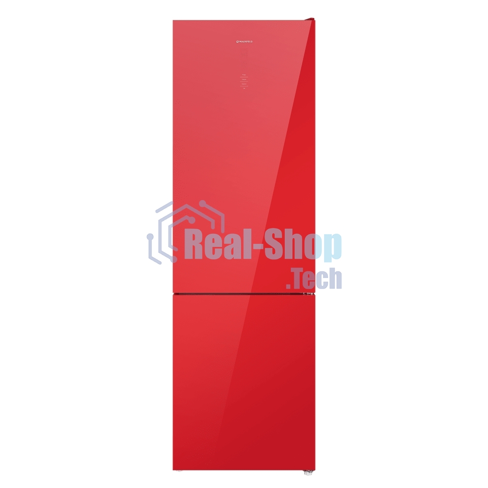 Холодильник Maunfeld MFF200NFR Inverter красный двухкамерный инвертор 271/106л морозилка снизу