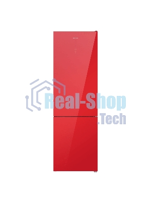 Холодильник Maunfeld MFF200NFR Inverter красный двухкамерный инвертор 271/106л морозилка снизу
