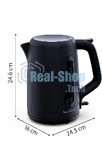 Чайник электрический Moulinex BY2M0810 1.7 л, 2400 Вт, черный