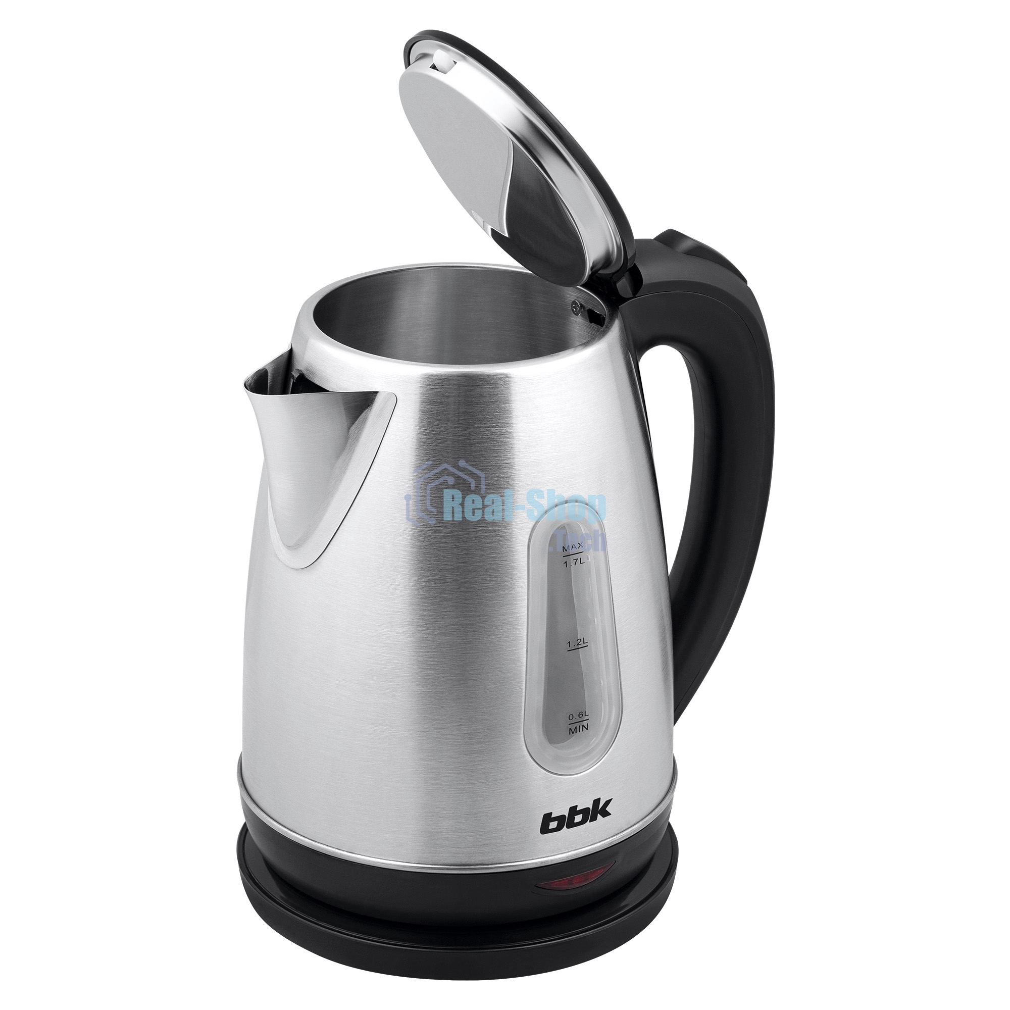 Чайник электрический BBK EK1761S нержавеющая сталь/черный