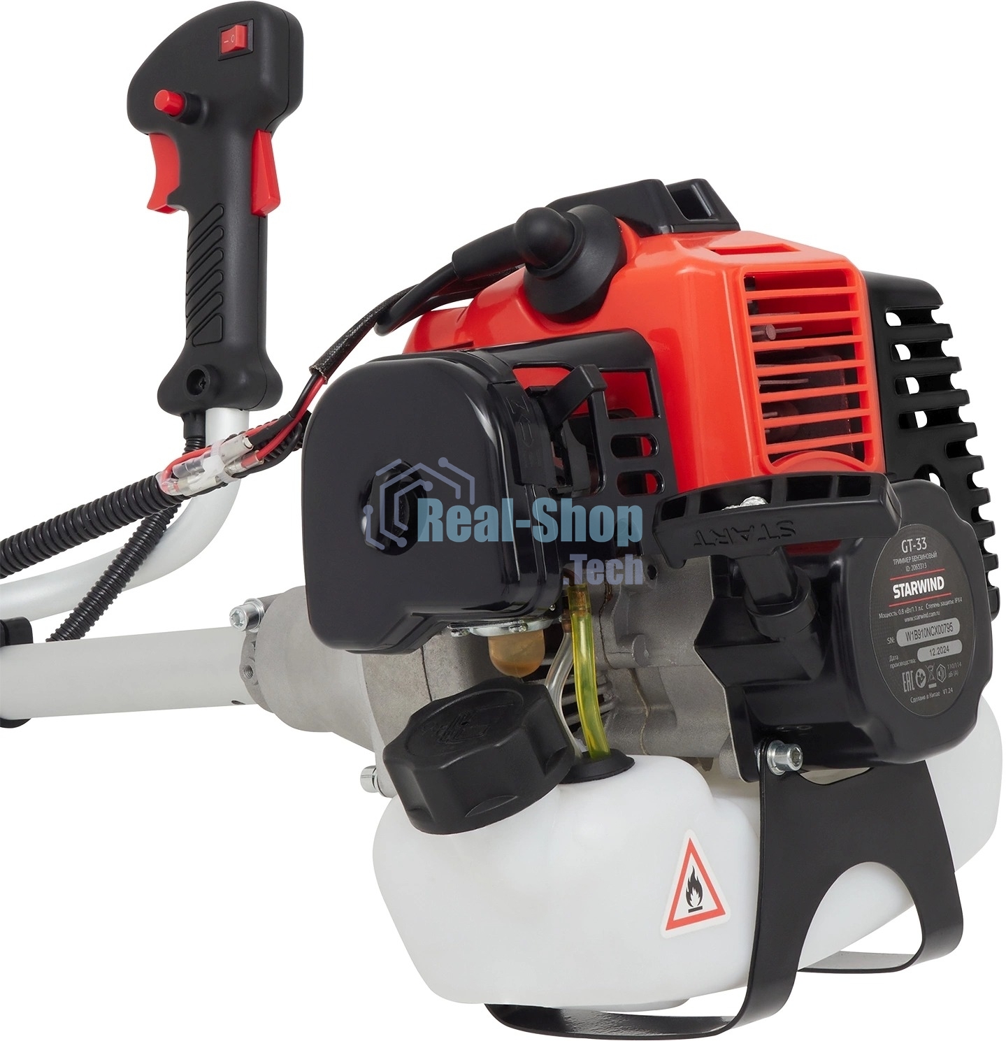 Триммер бензиновый Starwind GT-33 800Вт 1.1л.с. реж.эл.:леска/нож