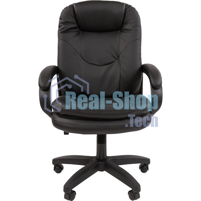 Кресло офисное Chairman 668 LT NEW экопремиум, черный
