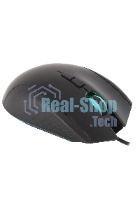 Мышь проводная Acer OMW123 черный, 6400 dpi, USB, кнопки - 8