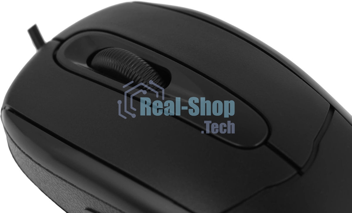 Мышь проводная Defender Standard MB-580 черный, 1000 dpi, USB, кнопки - 3