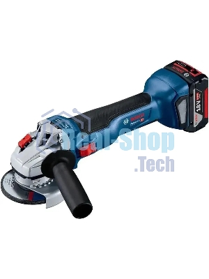 Углошлифовальная машина акк. BOSCH GWS 18V-10 (06019J4004) 2x 5.0А·ч