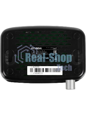Приставка для цифрового ТВ Hyundai H-DVB460 черный, DVB-T2, DVB-T, DVB-C, HDMI, USB 2.0 х2