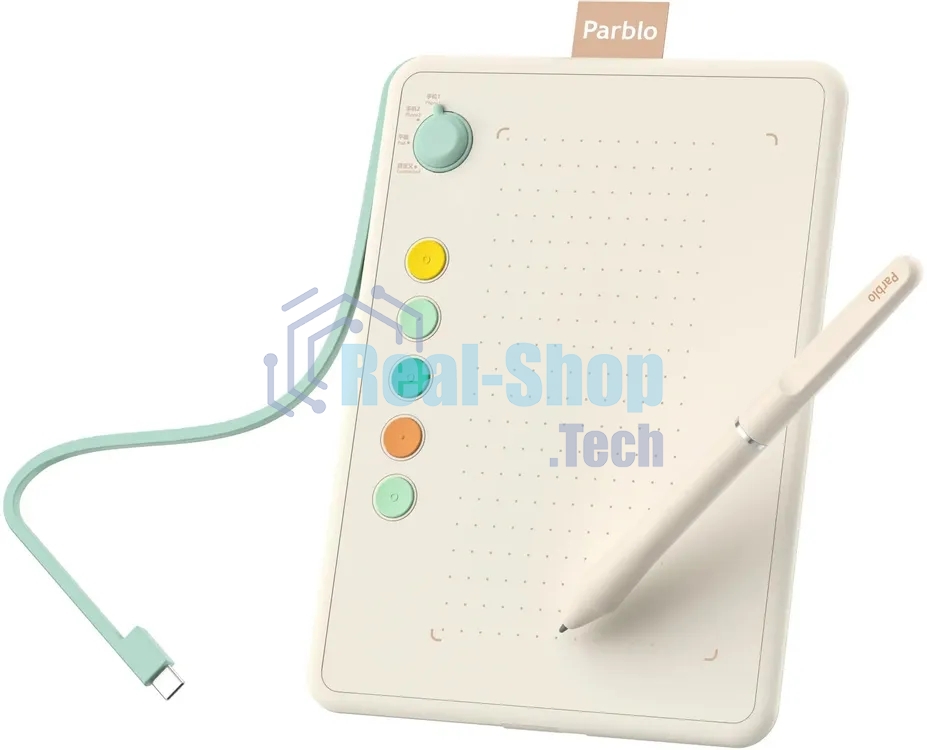 Графический планшет Parblo Ninos Q, 8192 уровней, USB Type-C