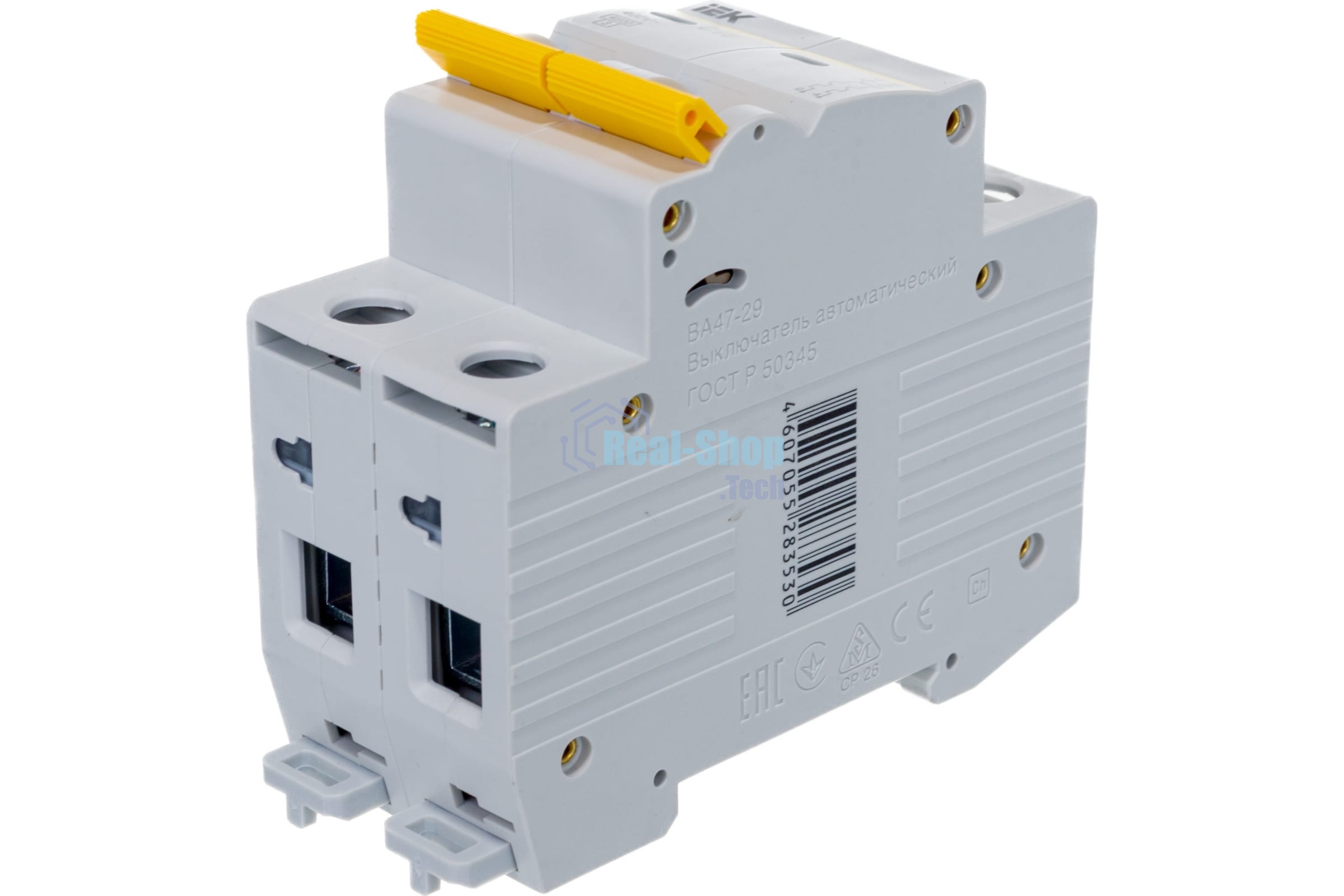 Выключатель автоматический модульный 2п C 16А 4.5кА ВА47-29 ИЭК MVA20-2-016-C