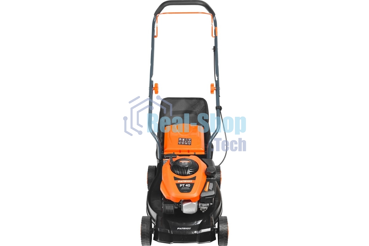 Газонокосилка бензиновая PATRIOT PT 40, 130сс, 3,5 л.с., 40 см, 35л. трав., пластик. дека,