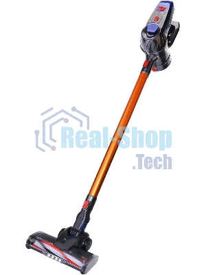 Пылесос вертикальный BQ-VC1002H серый/золотистый, питание от от аккумулятора, 45 Вт, уборка сухая, пылесборник 0.7 л, работа от АКБ max 35 мин.