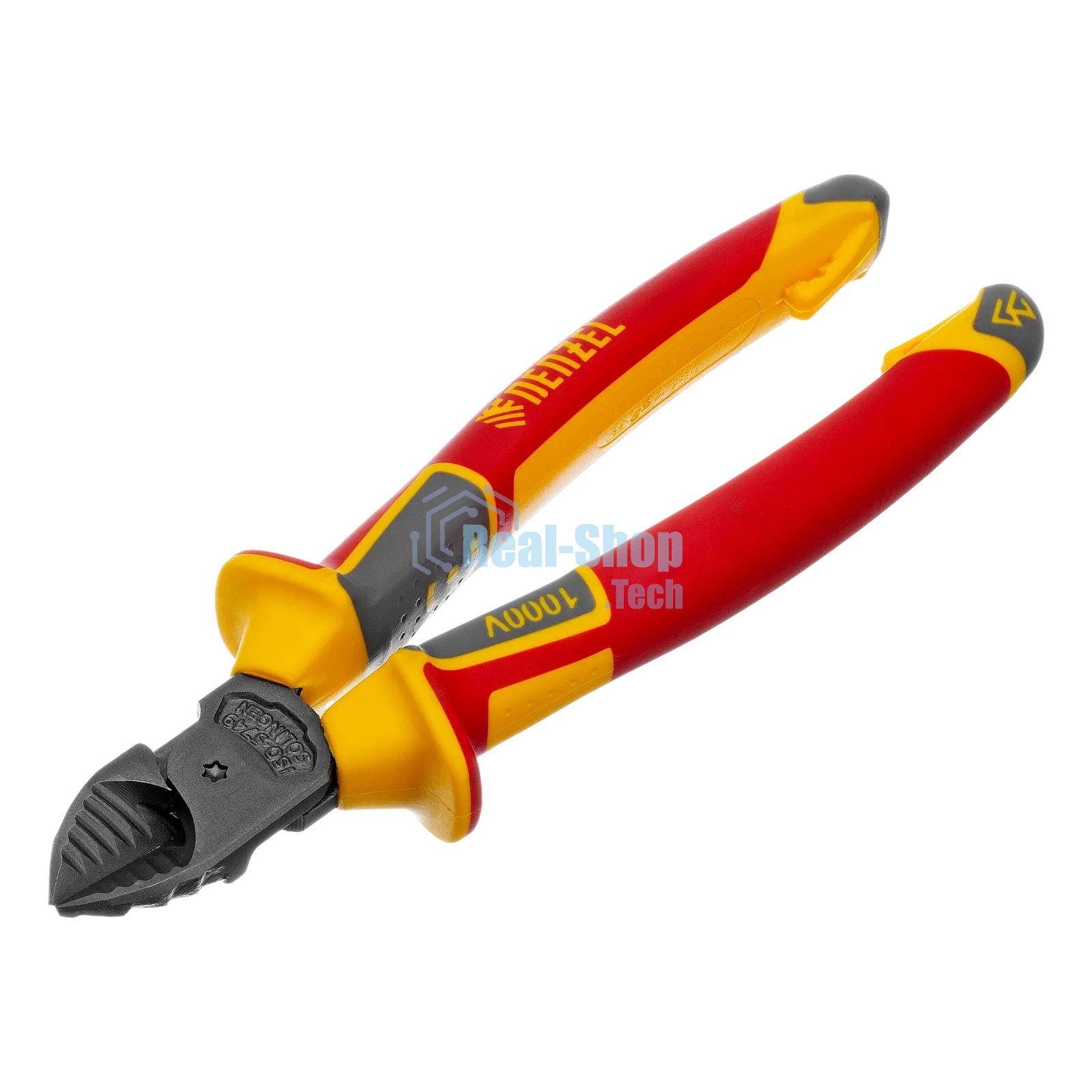 Бокорезы Denzel диэлектрические рукоятки, до 1000 В, трехкомпонентные рукоятки, 180 мм