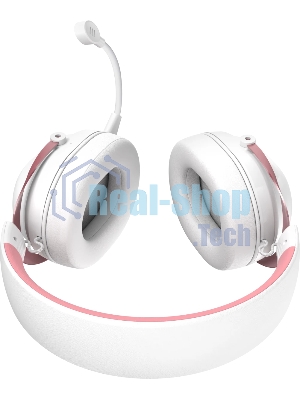 Гарнитура Defender Sabotauge белый/розовый, беспроводная + проводная, Bluetooth