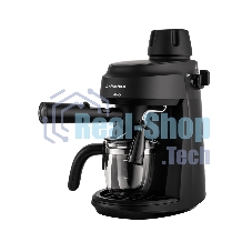 Кофемашина рожковая Maunfeld MF-733BK черный, исп. кофе - молотый, 0.24 л, 870 Вт, 4 бар