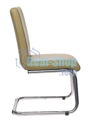 Кресло офисное Бюрократ CH-250-V зеленый искусственная кожа полозья