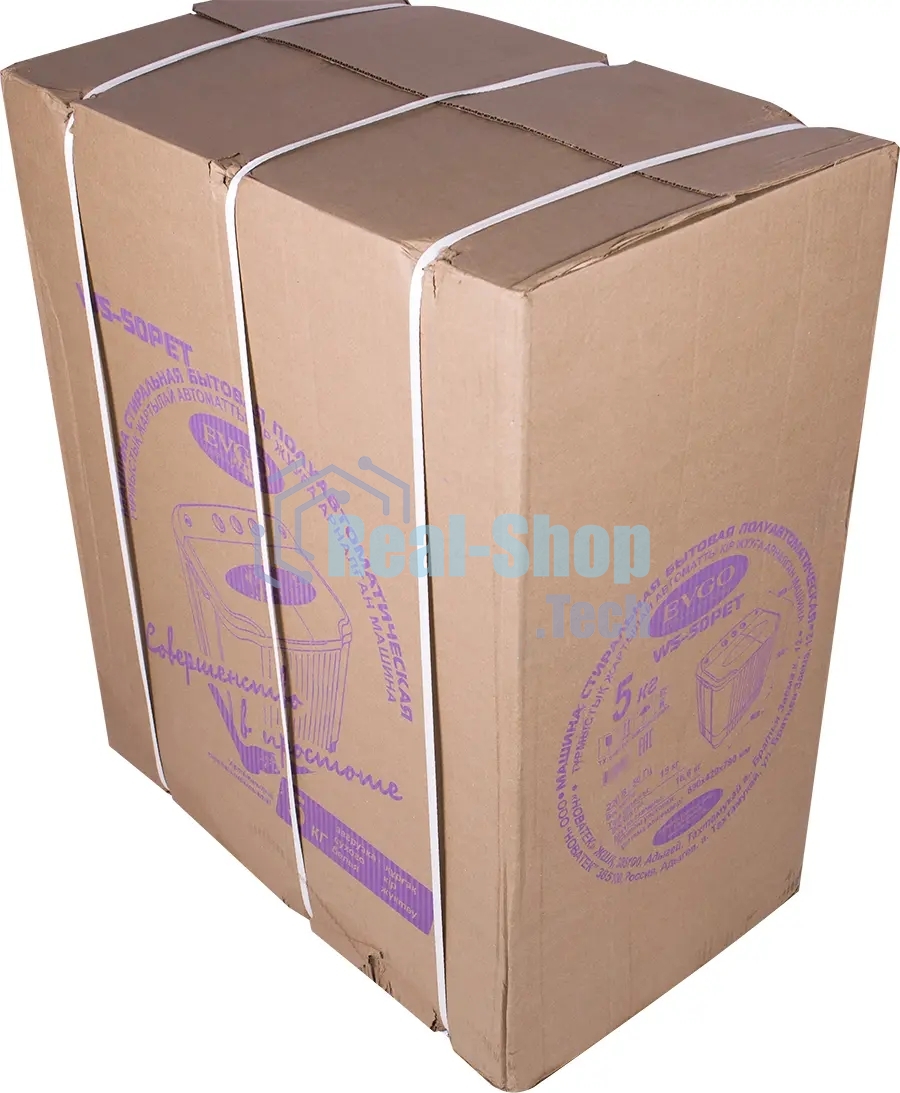 Стиральная машина EVGO WS-50PET белый/красный загр. вертикальная макс.:5 кг 1350 об/мин класс: А+