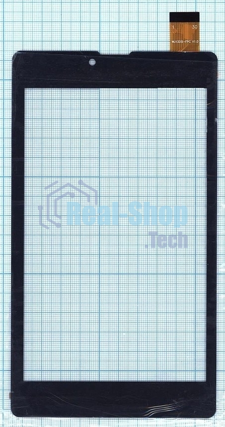 Сенсорное стекло (тачскрин) для Digma Plane 7535E WJ1339-FPC V1.0 черное