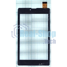 Сенсорное стекло (тачскрин) для Digma Plane 7535E WJ1339-FPC V1.0 черное