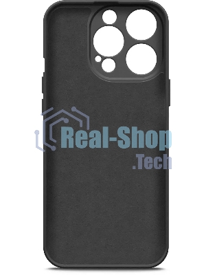 Чехол (клип-кейс) BoraSCO для Apple iPhone 15 Pro черный (72429)