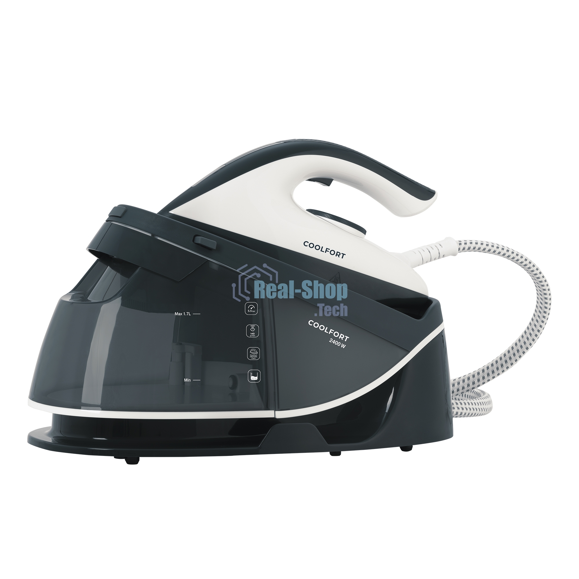 Парогенератор Coolfort CF-3420 2400Вт белый/серый