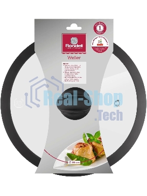 Крышка Rondell Weller RDA-1496, 20см, руч.черная