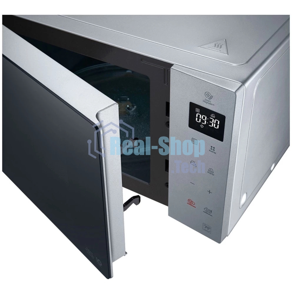 Микроволновая печь LG MW25R35GISL стальной /черный, 25 л, 1000 Вт, переключатели - сенсор