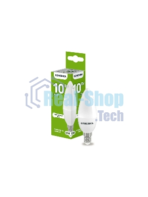 Лампа светодиодная GENERICA LL-C35-10-230-40-E14-G C35 10 Вт свеча 4000К E14 230В