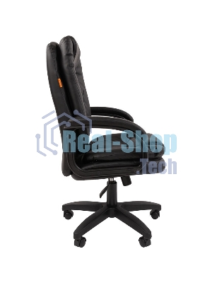 Кресло Chairman 668 LT NEW черный, экокожа, 120 кг