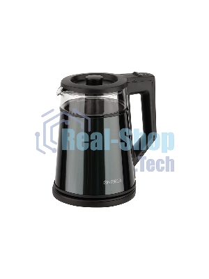 Чайник электрический Energy E-200 (1,2 л, диск), метал. корпус