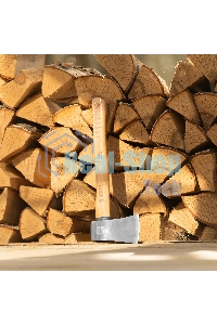 Топор кованый Denzel 900 г, американский тип, буковая рукоятка, 430мм, EFP