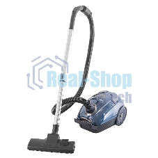 Пылесос Endever SkyClean VC-252 синий/серый, 350/1800 Вт, уборка сухая, пылесборник мешок 2.5 л